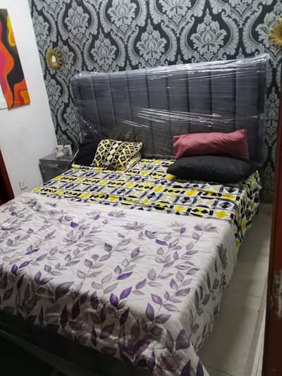 brand new king size bed and side tables only