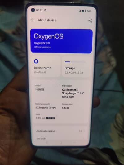 one plus 8 daul sim PTA 8 /128 exchange bhe ho jaya ga