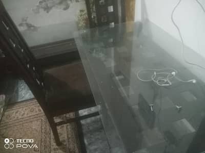 dining table with four chair
