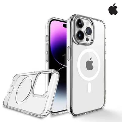 Iphone 15pro max crystal white , silicone phone case