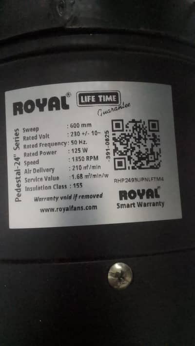 Royal fan new