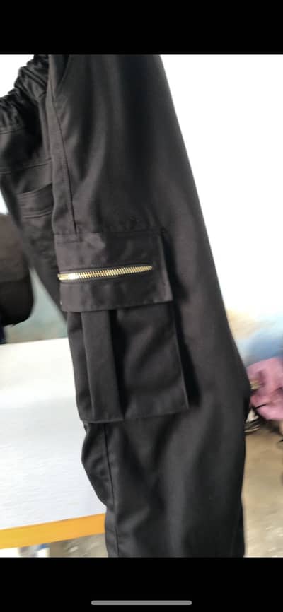 Black 6 pocket cargo New