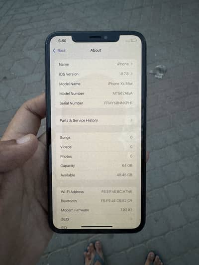 Iphone XS MAX PTA