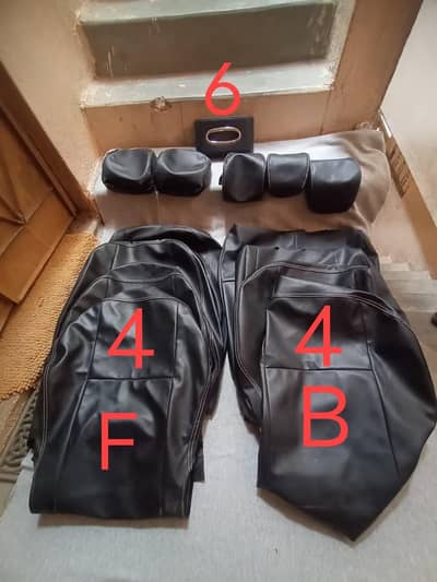 seat covers in black color  second hand in new condition