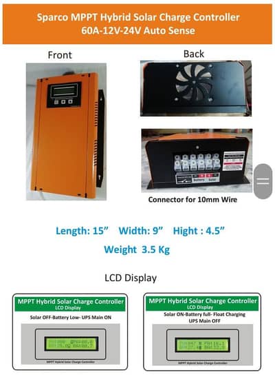 Sparco Solar Mppt Hybrid inverter