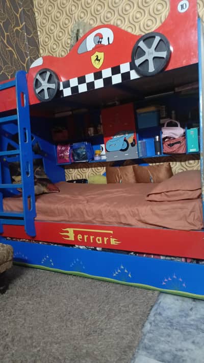 kids triple bed
