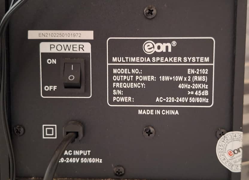 eon speker 1