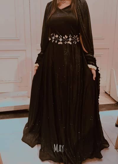 Moon light black maxi
