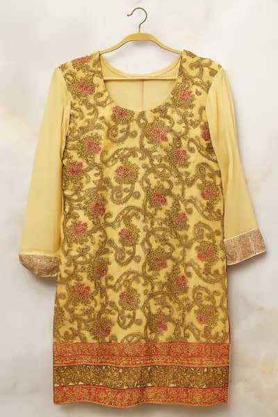 3 pcs embroidered homestitched suit