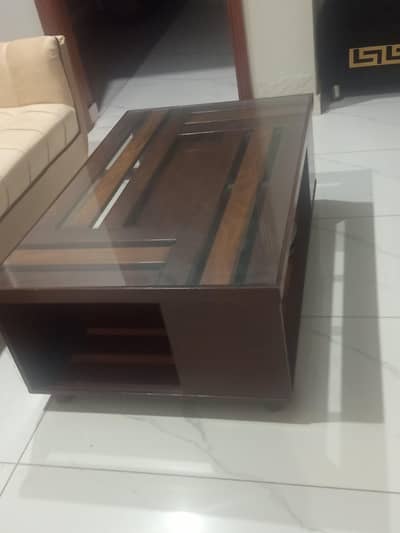coffee table pure wood for sale with mirror width 62.2 inches