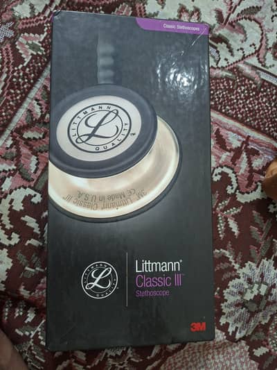 3M Littmann Classic III Stethoscope – Matte Black Edition