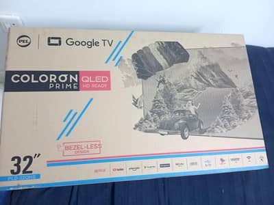 PEL's Brand New QLED Tv Box Packed