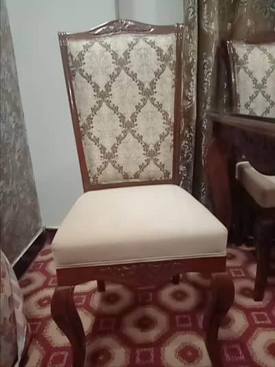 Glass top dining table