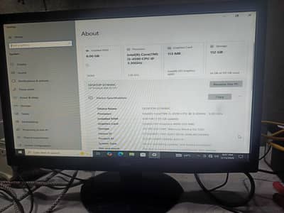 i5 4th generation complete pc with led