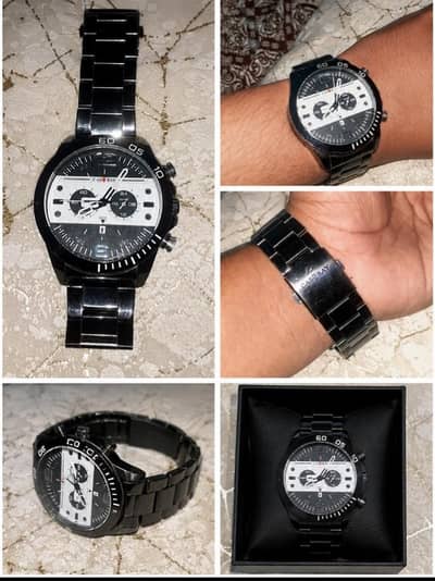 casiray black sreel watch – stylish & premium look