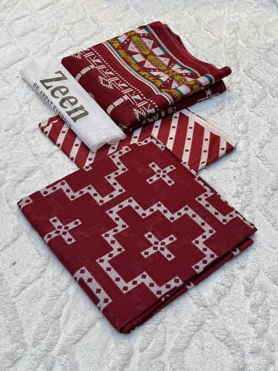 3pc suit voil dupta . swiss lawn