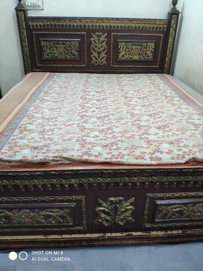 Used Bed with mattress (spring)