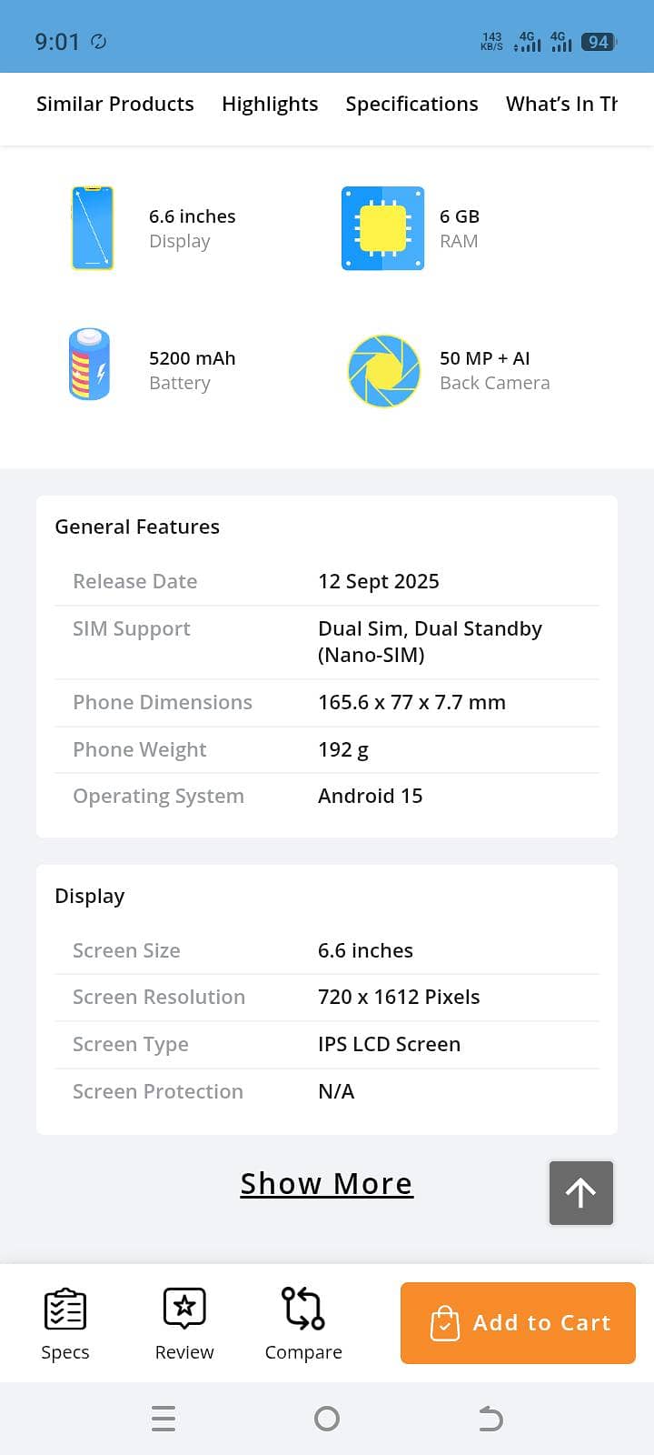 tecno spark 4 1