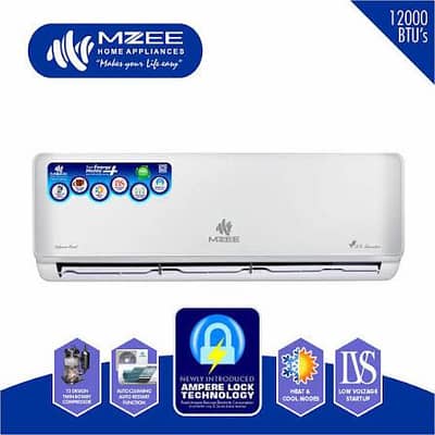 MZEE 1 Ton DC Inverter AC T3 Compressor Heat & Cool