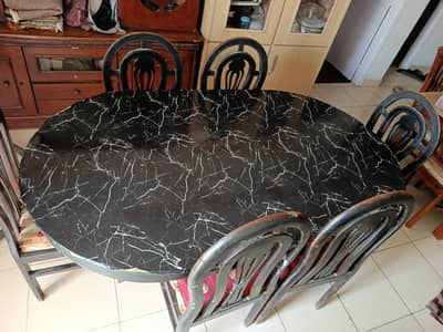 Dining Table Set for Sale – 6 Chairs