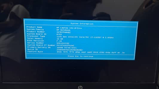 hp i7/11 gen