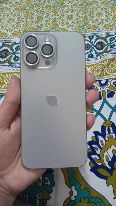 IPhone 15 Pro Max Natural Titanium 256GB PTA Approved 94% BH