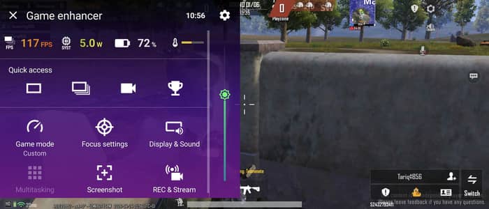 120 fps provide karta ha