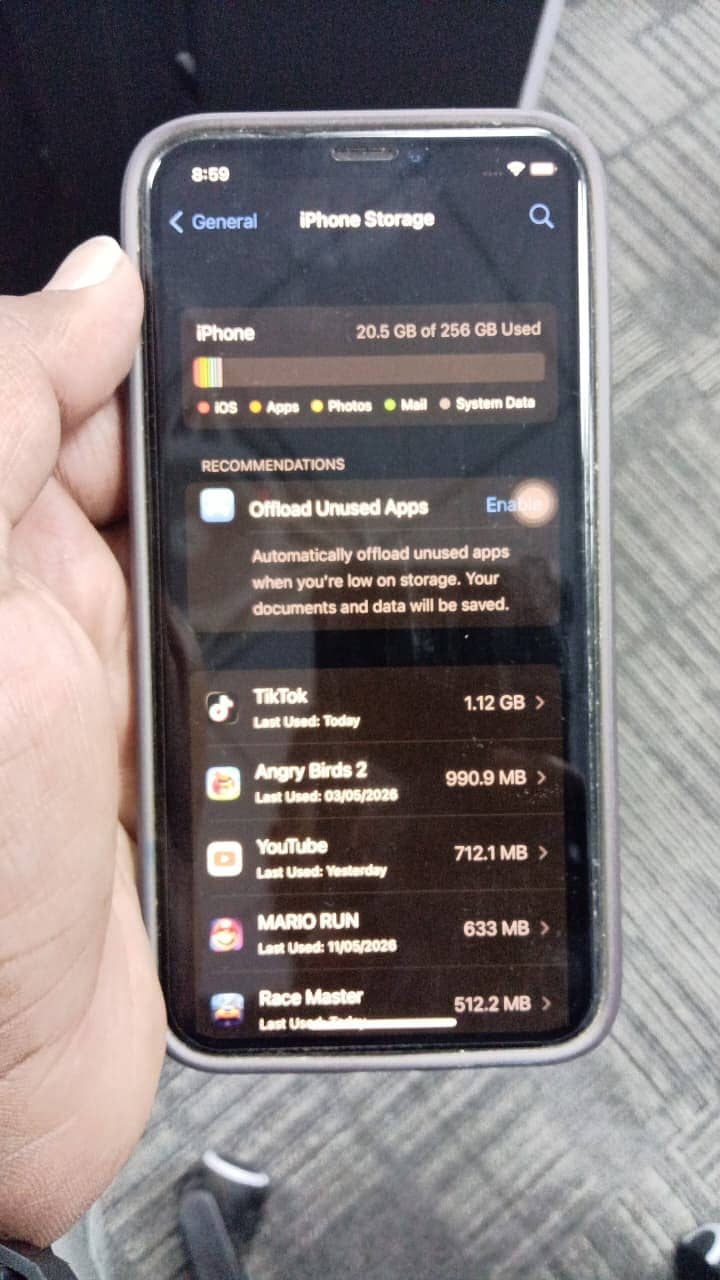 iPhone X 256 Storage 8
