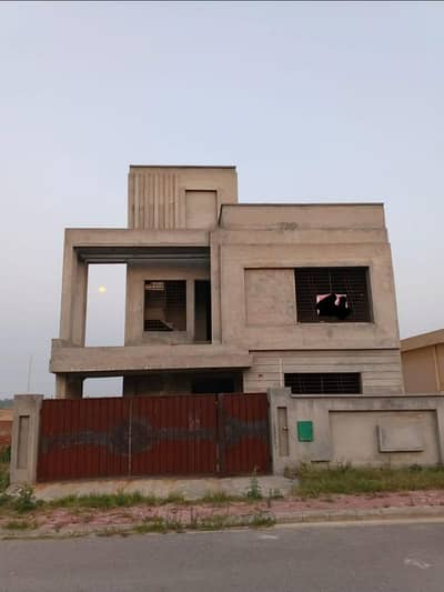 Grey Structure of 10 Marla House Available For Sale In Johar Block Sector E Bahria Town Lahore