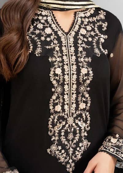 3,Piece Black Outstanding Suit
