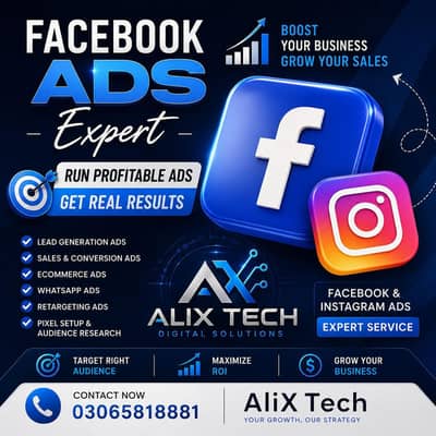 Hamare se Ads chalwai apne karobar ke lai fb,insta,tiktok