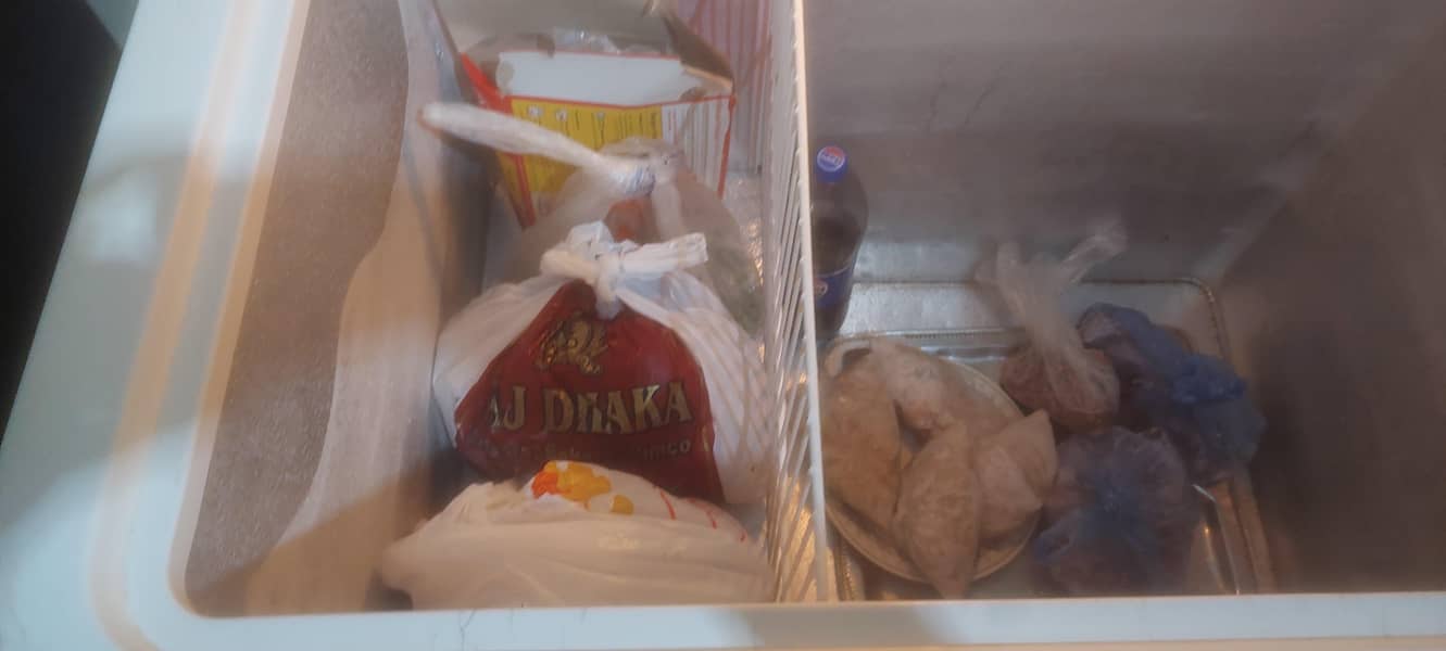 waves single door deep freezer 4