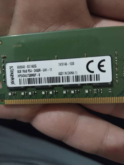 8 GB DDR 4 Ram Kingston