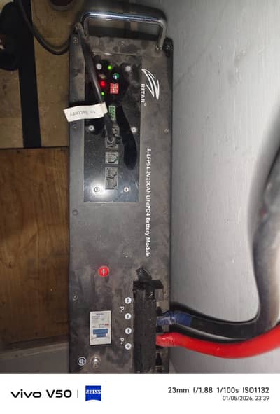 Ritar battery 5kw (51.2V 100Ah) 6 months used