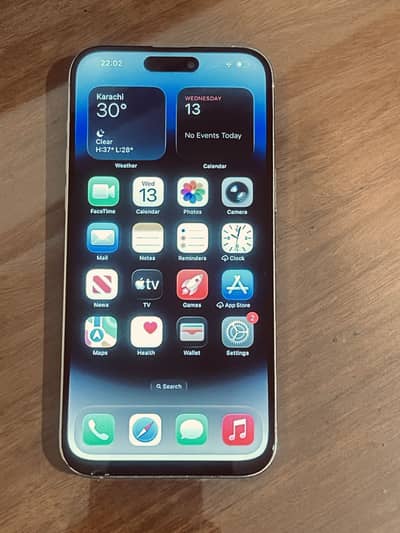 iPhone 14 Pro Max silver 128gb