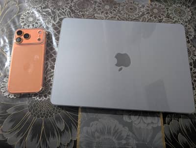 Apple macBook m4 sky blue 360 protected 16gb 256gb