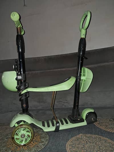 children cycle convertable in scoote