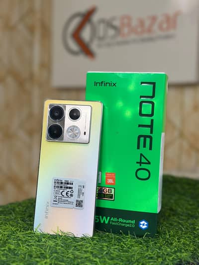 Infinix Note 40 8gb Ram 256gb Storage With Box & Charger
