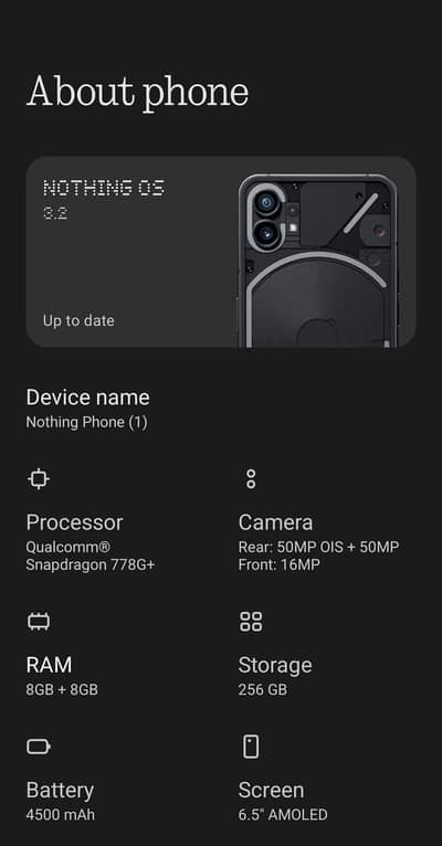 Nothing phone 1