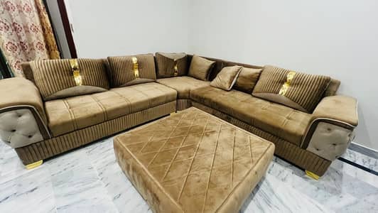 Luxury L-Shape Sofa Set