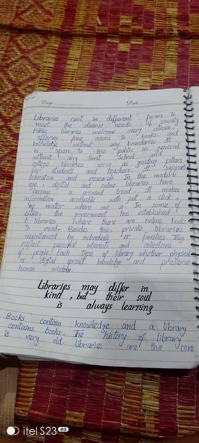 Assignment Writing -neat hand writing 70/page