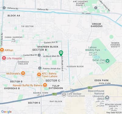 8 Marla Plot Available In Umar Block Of Bahria Town Lahore
