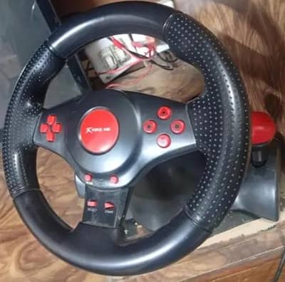 Xstrike me racing streeing wheel with vibration 180 degree for PC