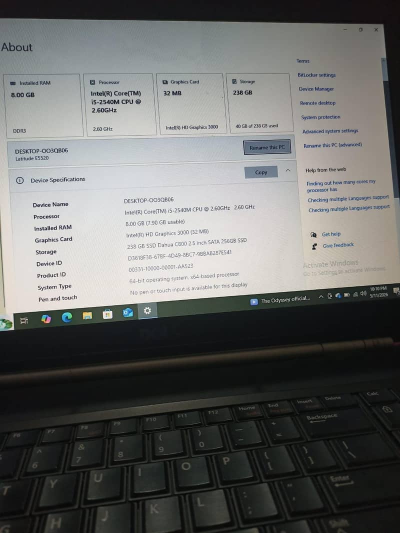 Dell core i5 1