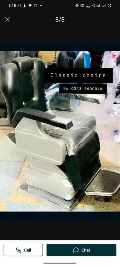 Salon chair , cutting chair , beauty palour chairs , massage chairs