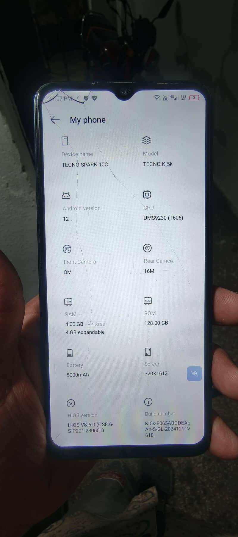 Tecno spark 10c 9
