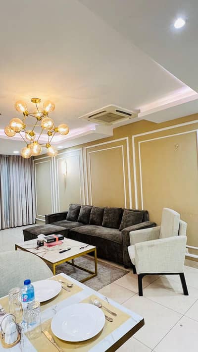 Luxury 01 Bed Apartment Per Day Rent in Gold Crest DHA Ph-4
