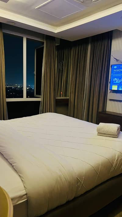 Luxury 01 Bed Apartment Per Day Rent in Gold Crest DHA Ph-4