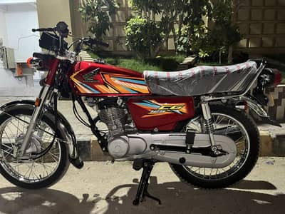 CG125 2026 model Red color