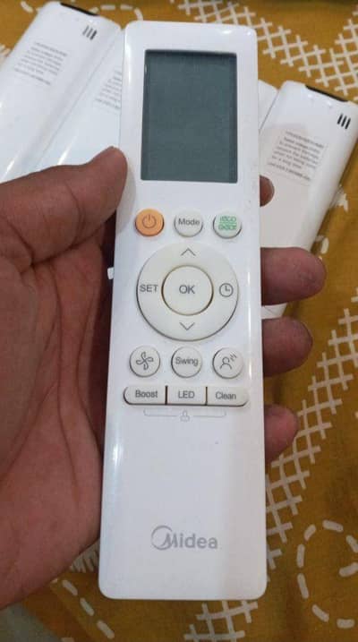 Midea inverter split ac remote